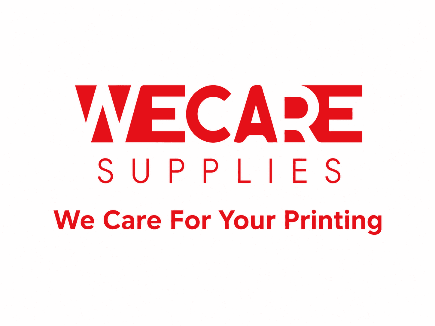 WECARE Supplies — We Care For Your Printing