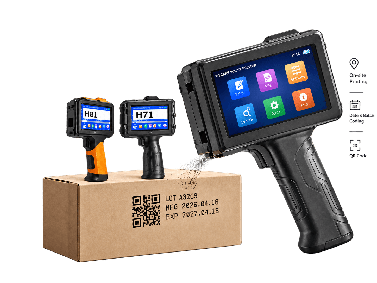 WECARE handheld coding printers