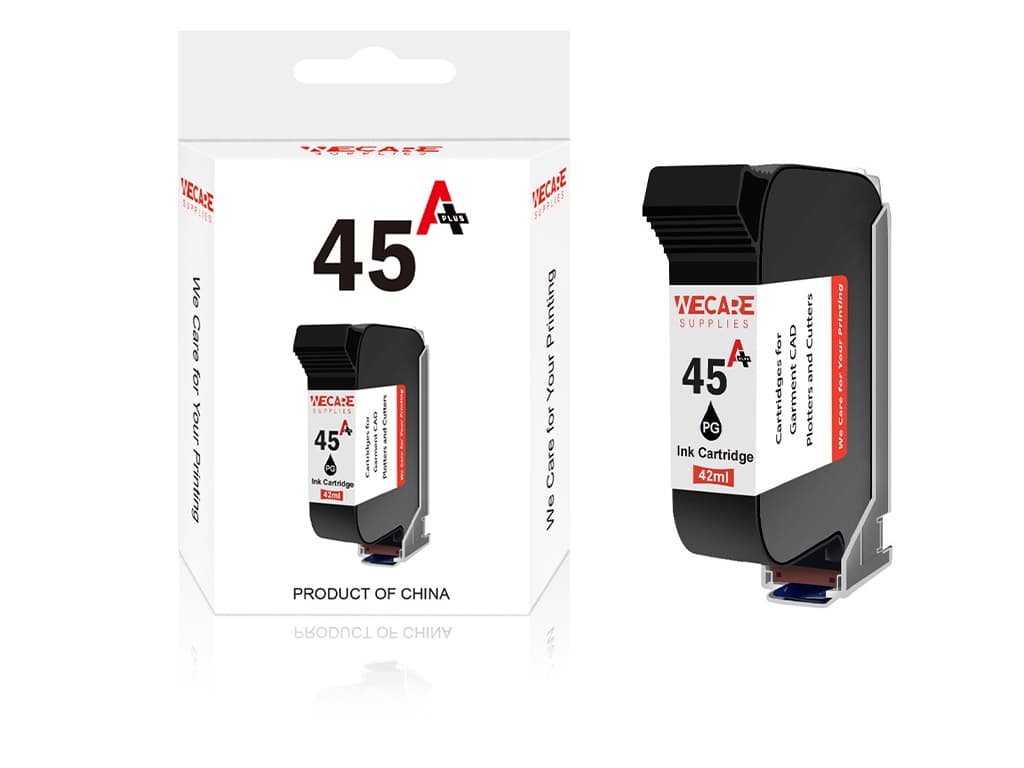 WECARE CAD 45 A+ ink cartridge with retail packaging