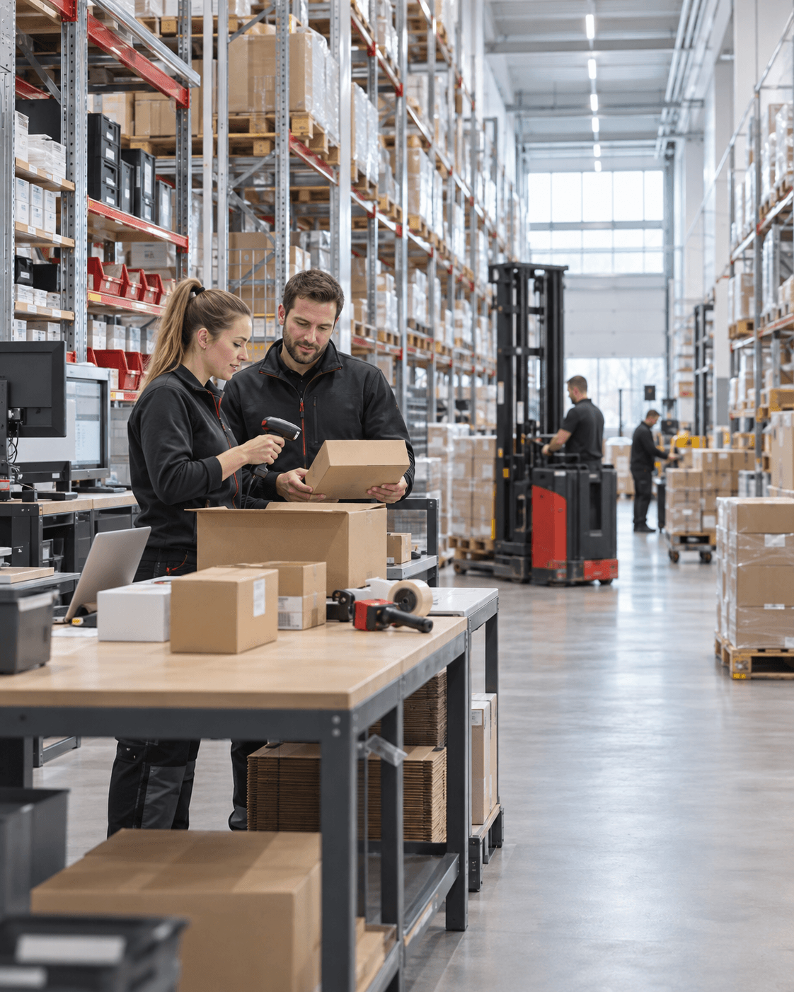 Warehouse team handling local inventory and order fulfillment in the Netherlands
