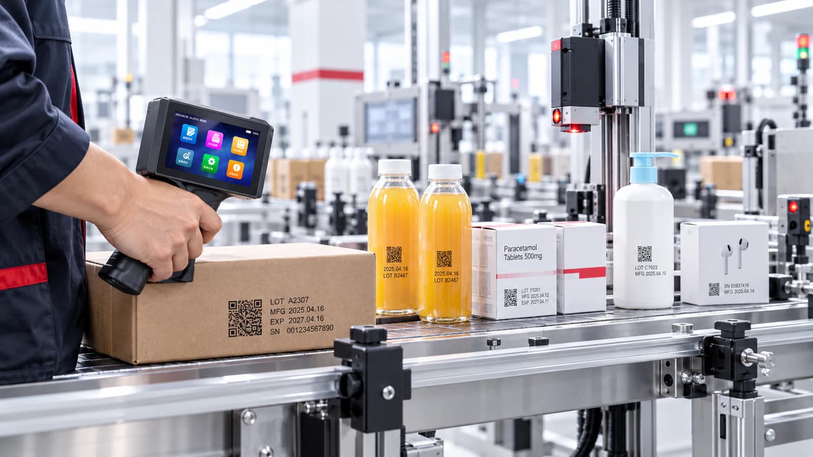 Industrial printing application and customer-support environment