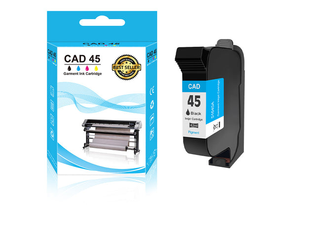 Wecare 45A Regular Ink Cartrige,  Plotter Ink Cartridge, CAD Ink Cartridge,We do not suggest you use our regular 45A on high-speed plotters,  such as TKT/Gerber/Algotex/Richpeace/New Power etc.