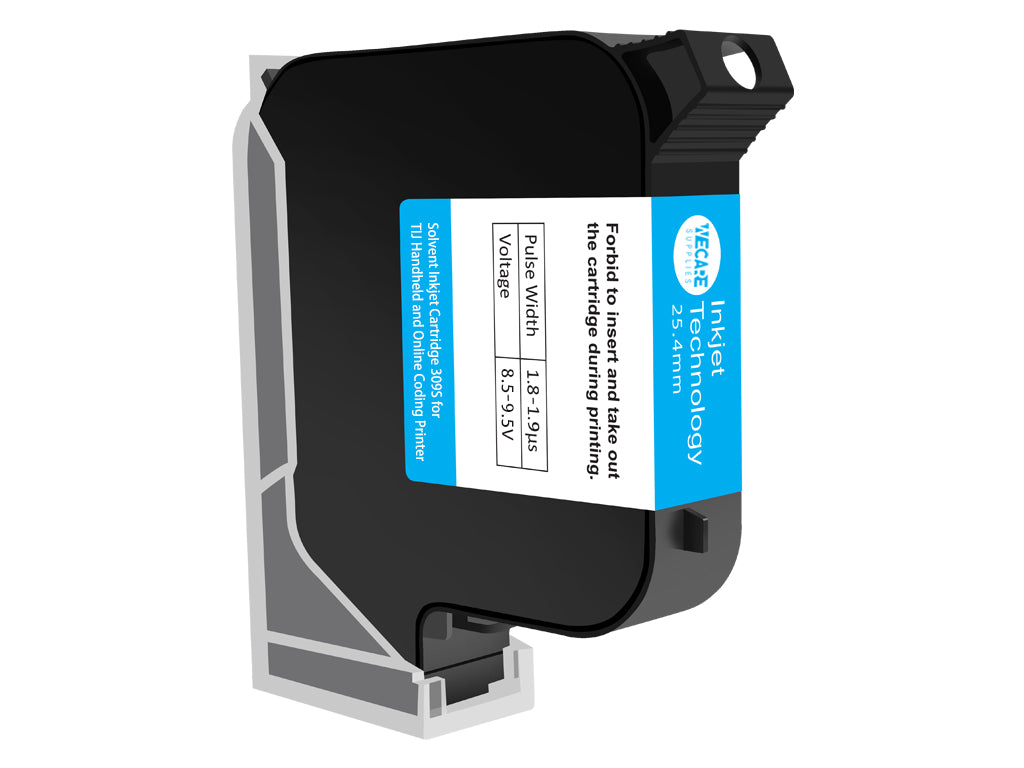 Wecare Fast Dry Solvent Inkjet, Industrial ink, 25.4mm, 1 inch, for TIJ Handheld Printers and Online Coding Machines